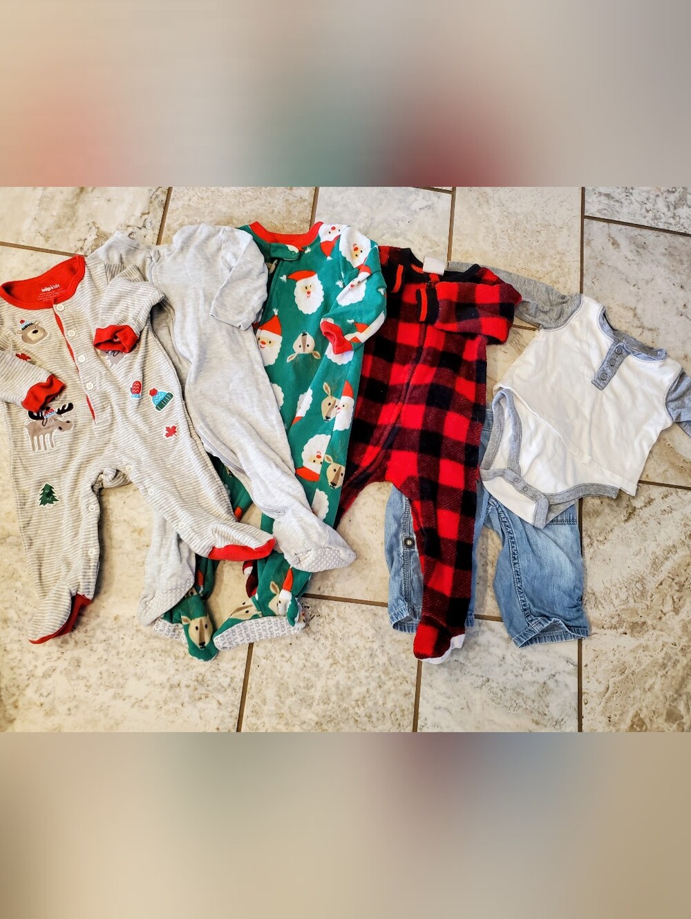 Kids Red & Green Fall/winter Bundle